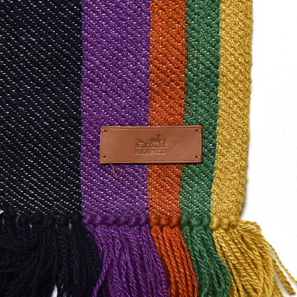 Hermes Cashmere Rainbow Stole Multicolor 5 of 5