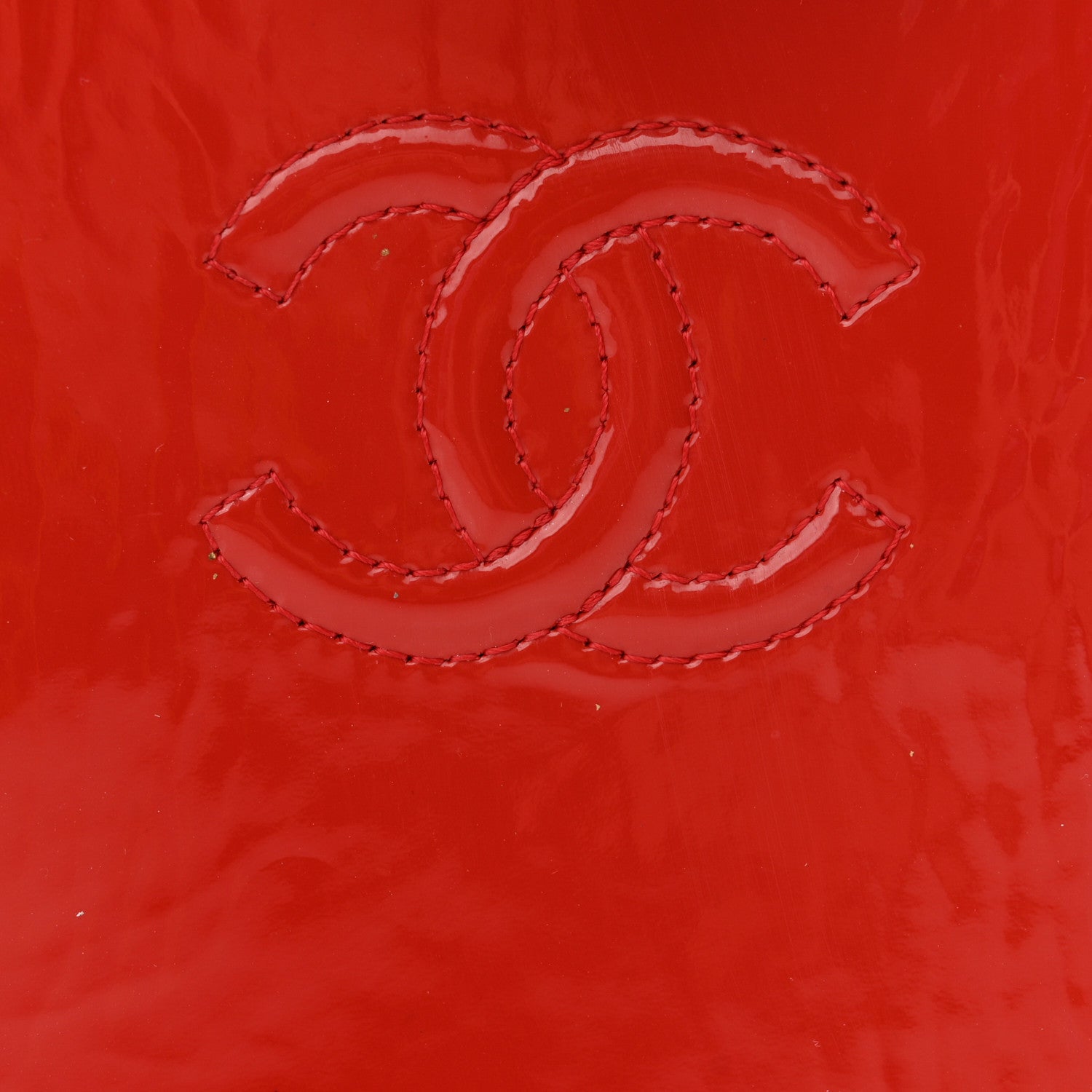 Chanel Patent Crossbody CC Phone Holder Red 12 of 12