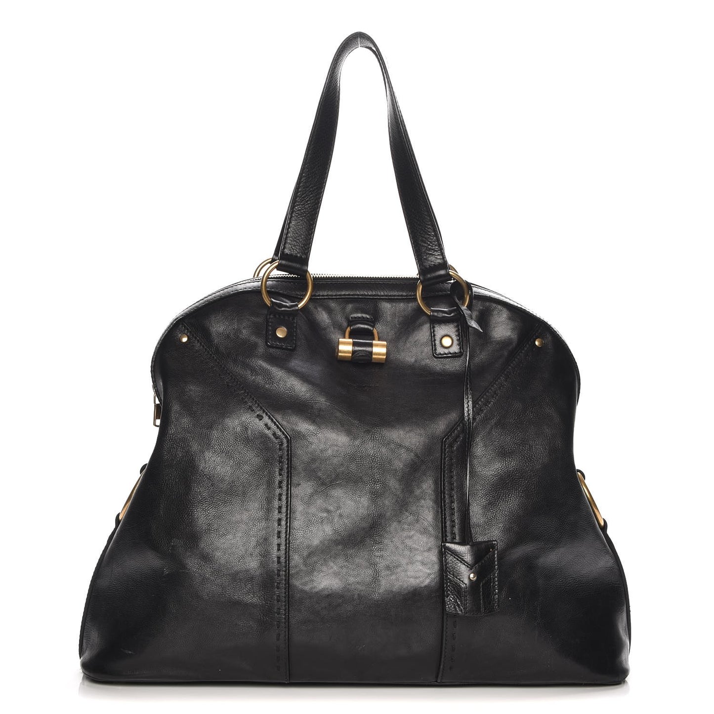 Calfskin Oversized Muse Black