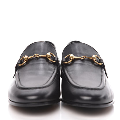 Gucci Calfskin Womens Jordaan Loafers 34.5 Black 2 of 10