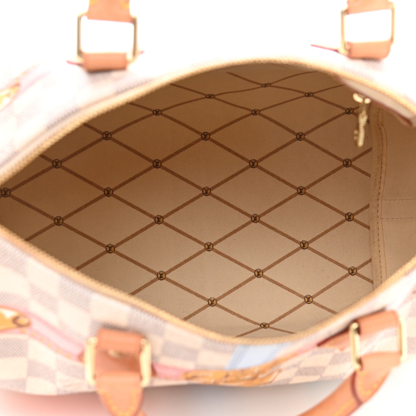 Damier Azur Summer Trunks Speedy Bandouliere 30