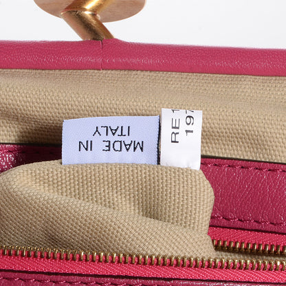 Marc Jacobs Lacquered Leather Quilted Little Stam Pink 8 of 9