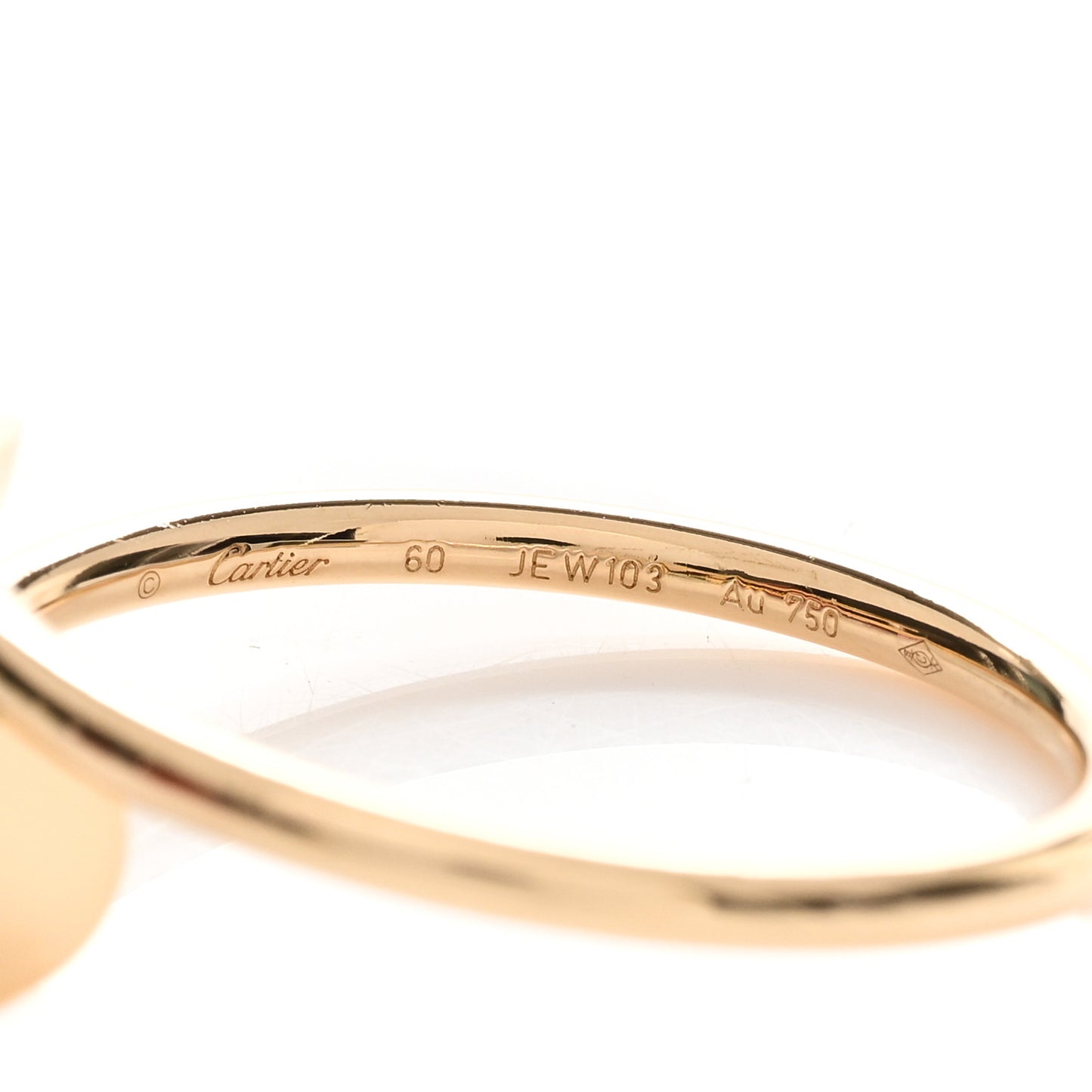 18K Yellow Gold Small Juste Un Clou Ring 60 9