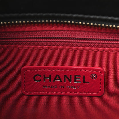 Chanel Aged Smooth Calfskin Quilted Medium Gabrielle Logo Hobo Black 6 of 10