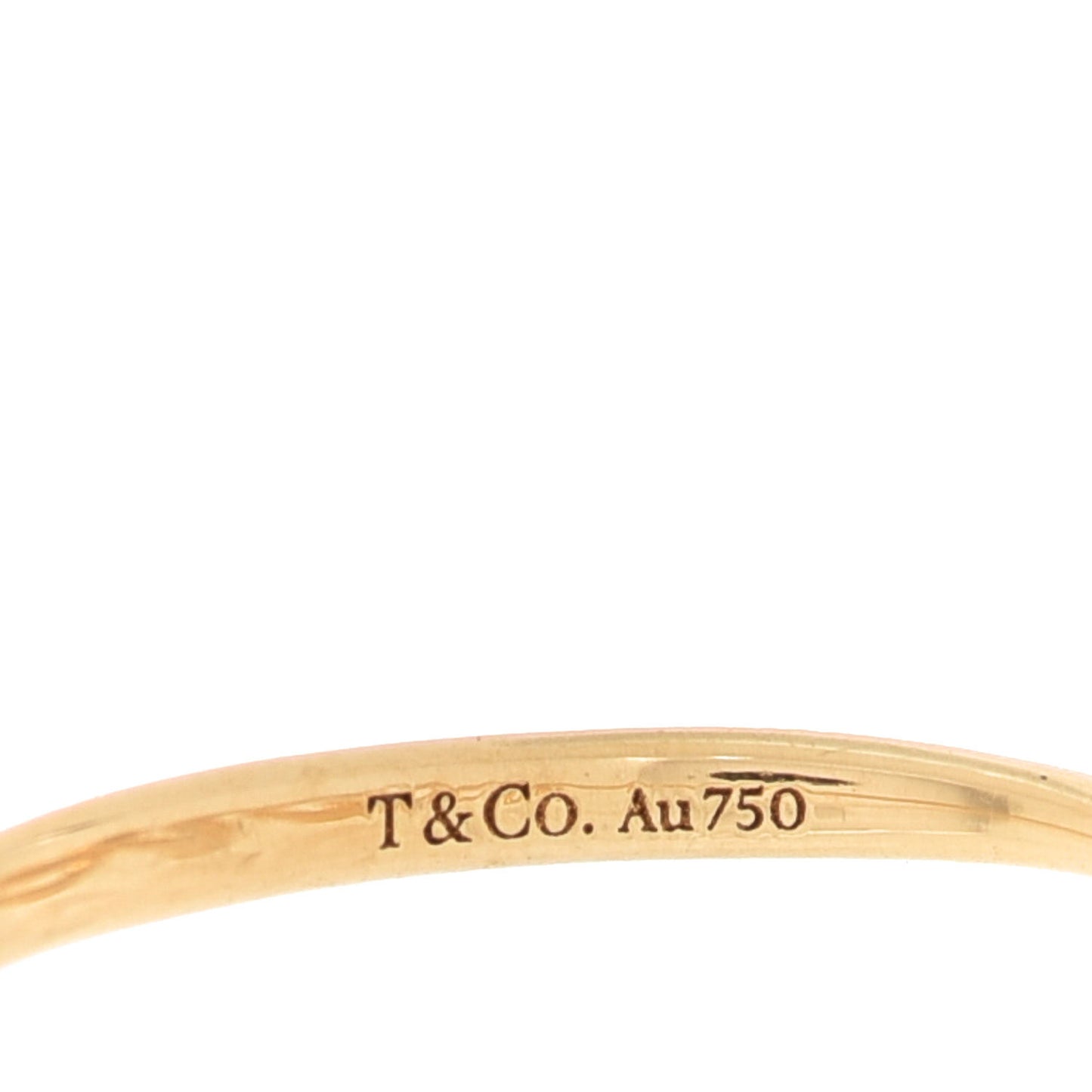 18K Yellow Gold Paloma's Graffiti Love Ring 57 8