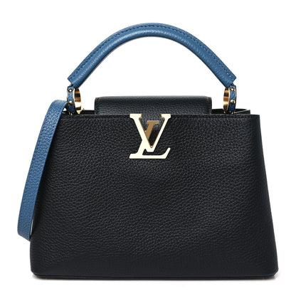 Louis Vuitton Taurillon Capucines BB Black General Blue 1 of 9