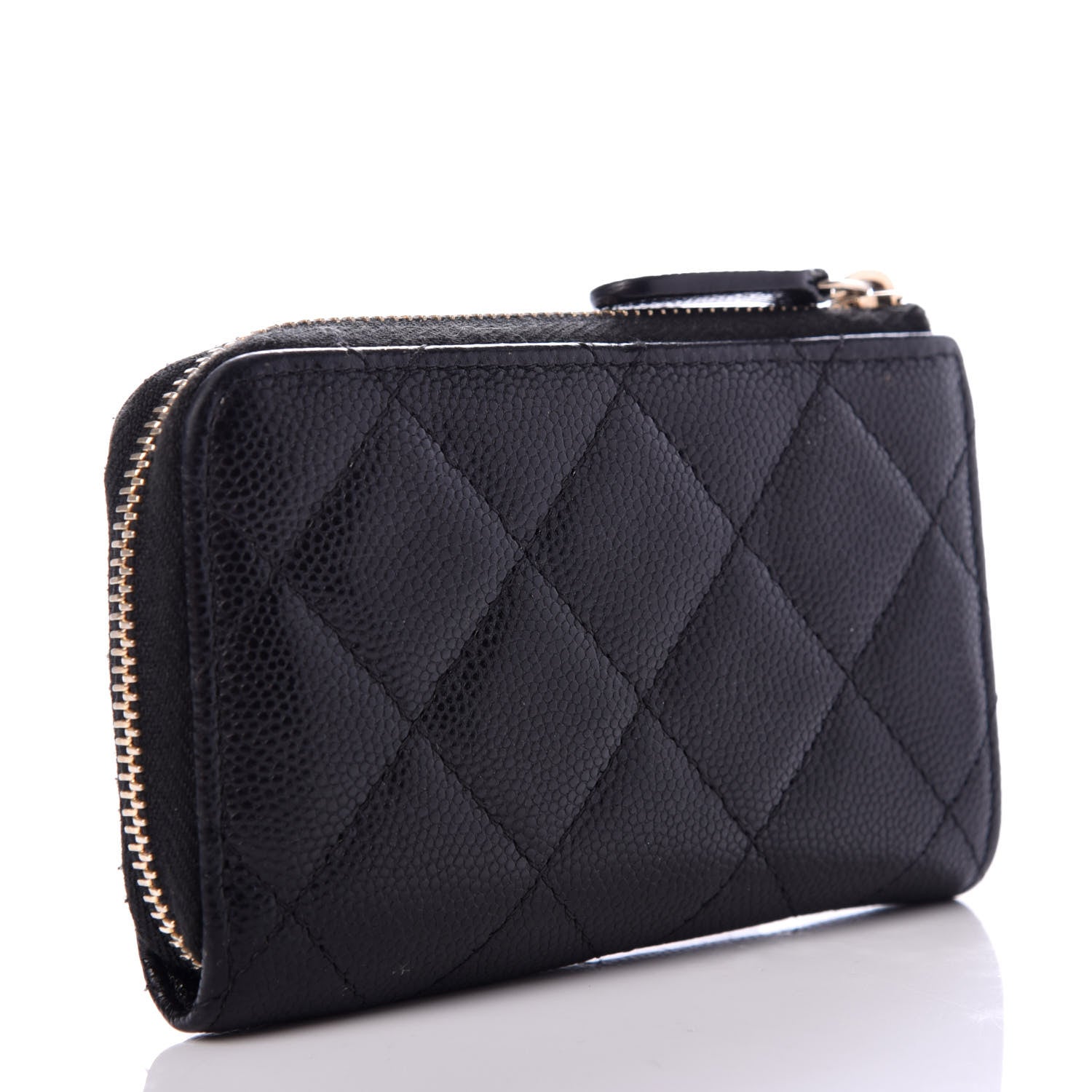 Chanel Caviar Quilted Key Holder Case Black 4 of 9