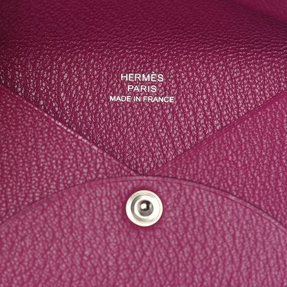 Hermes Chevre Mysore Calvi Card Case Rose Pourpre 6 of 7