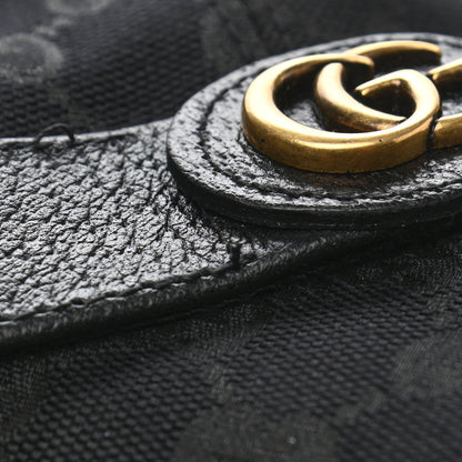Gucci Monogram Textured Dollar Calfskin GG Jago Bucket Hat M Black 10 of 11