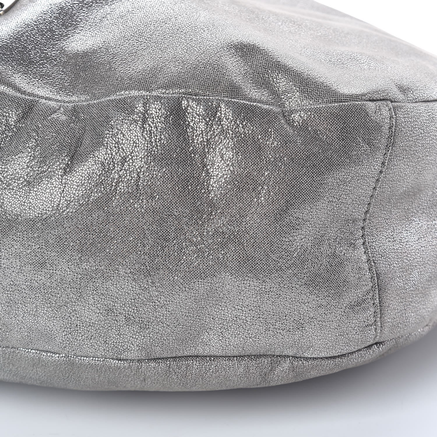 Jimmy Choo Metallic Suede Large Sky Hobo Silver 15 of 16