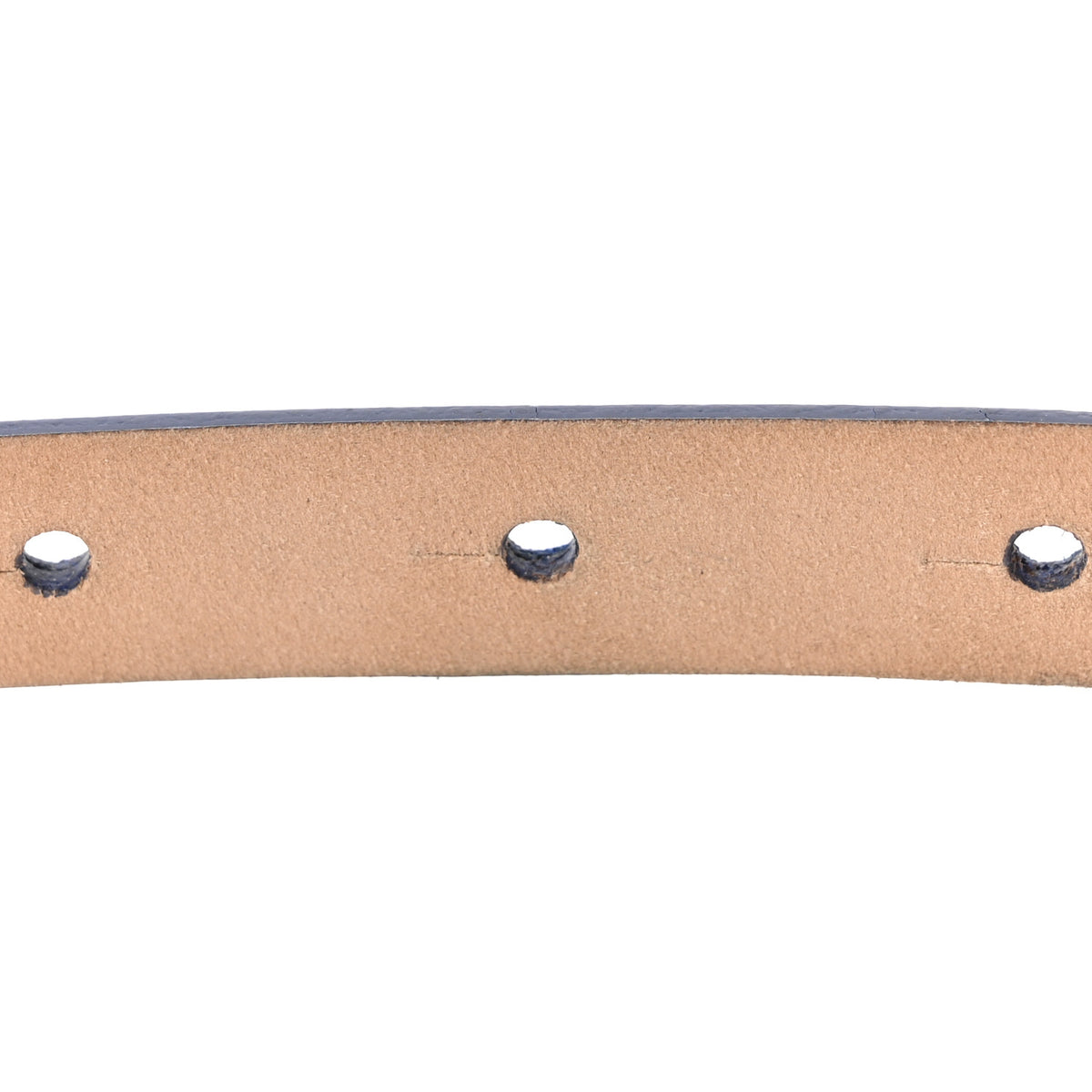 Chanel Lambskin Pearl CC Skinny Belt 85 34 Blue 7 of 7