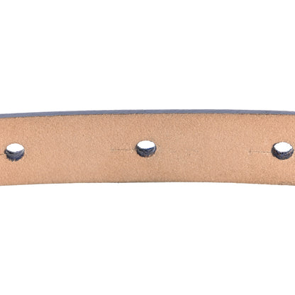 Chanel Lambskin Pearl CC Skinny Belt 85 34 Blue 7 of 7