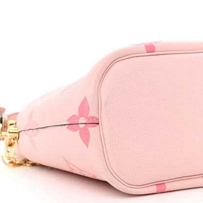 Louis Vuitton Empreinte Monogram Giant By The Pool Marshmallow Hobo PM Bouton De Rose 9 of 10