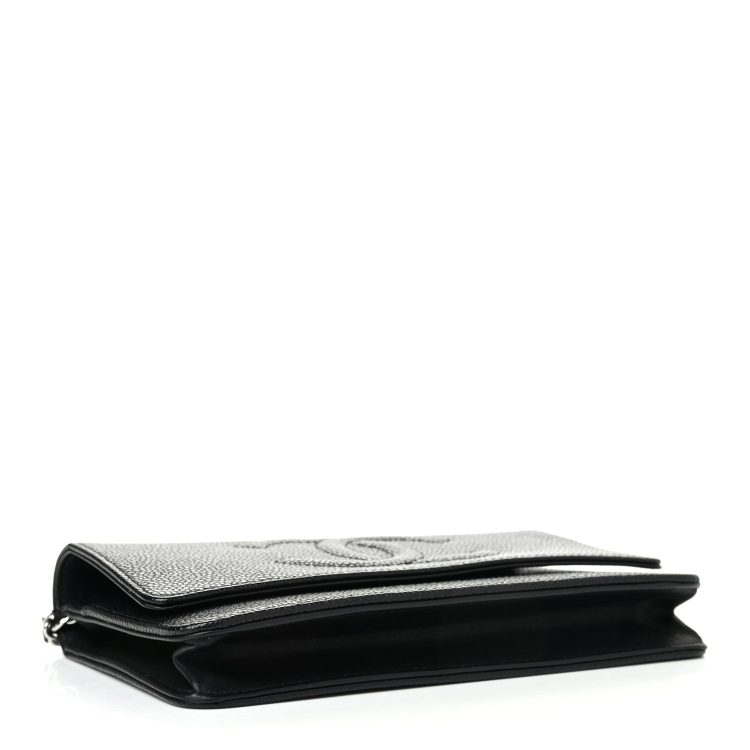 Chanel Caviar Timeless CC Wallet On Chain WOC Black 3 of 4