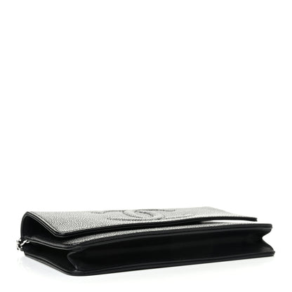 Chanel Caviar Timeless CC Wallet On Chain WOC Black 3 of 4
