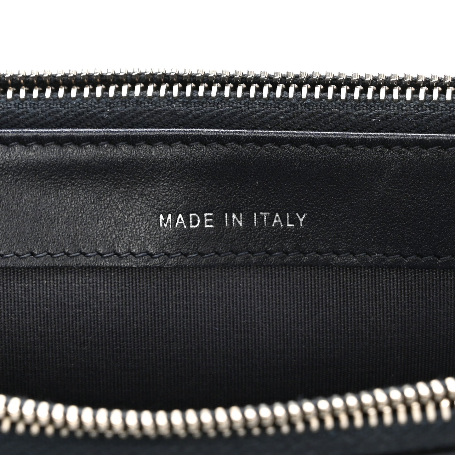 Calfskin Chevron Quilted Tassel Clutch With Chain Navy