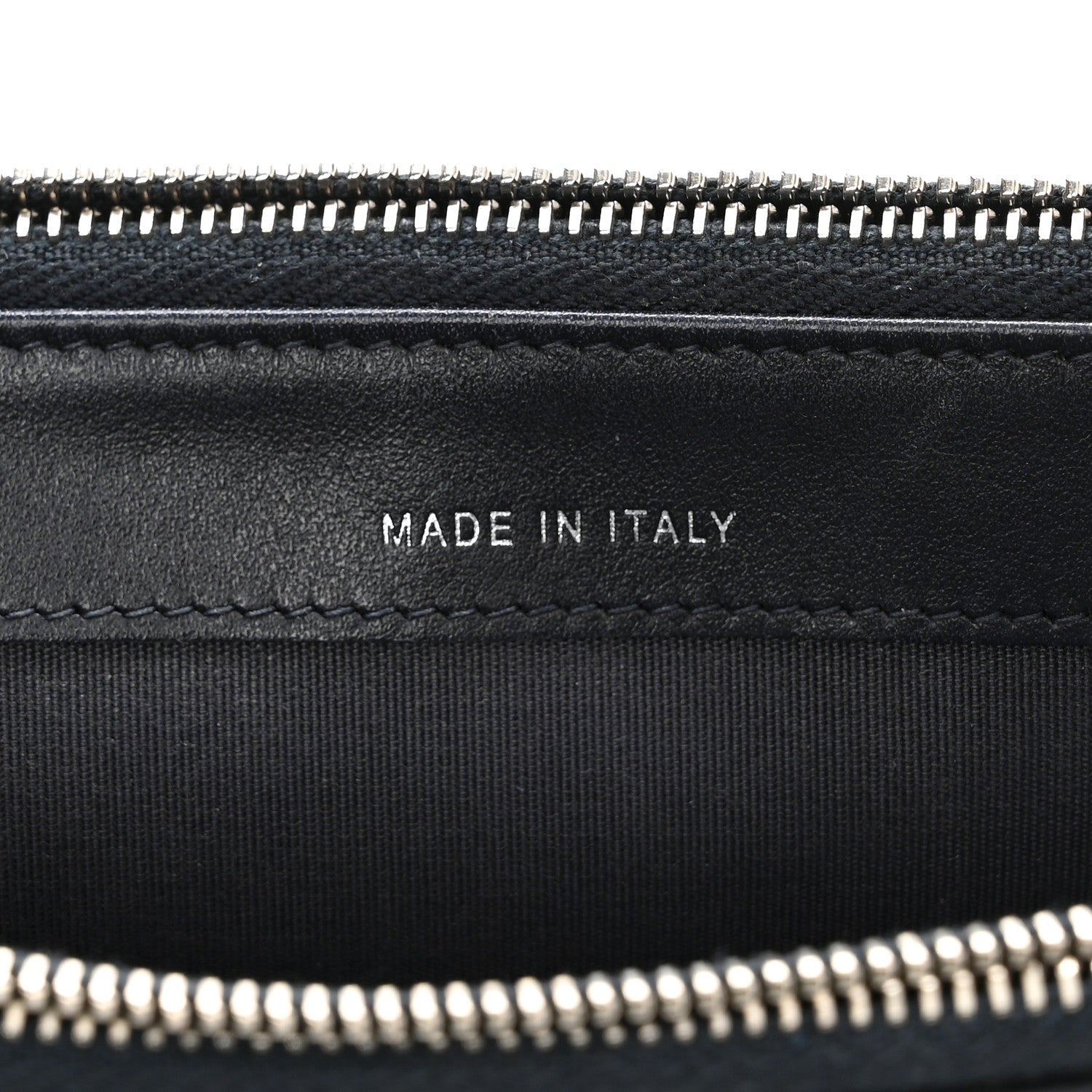 Chanel Calfskin Chevron Quilted Tassel Clutch With Chain Navy 6 of 12