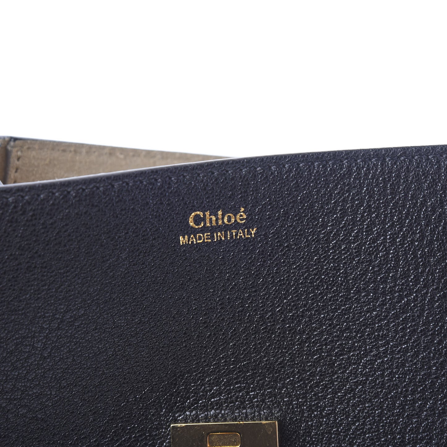 Grained Lambskin Drew Shoulder Bag Black