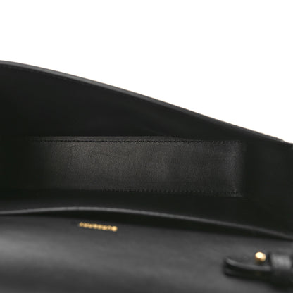 Burberry Calfskin Vintage Check New Hampshire Bag Black 5 of 8