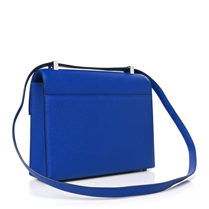 Hermes Epsom Verrou 21 Bleu Electrique 3 of 10