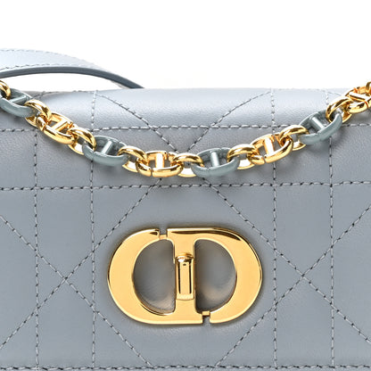 Christian Dior Lambskin Cannage Mini Miss Caro Bag Cloud Blue 8 of 10