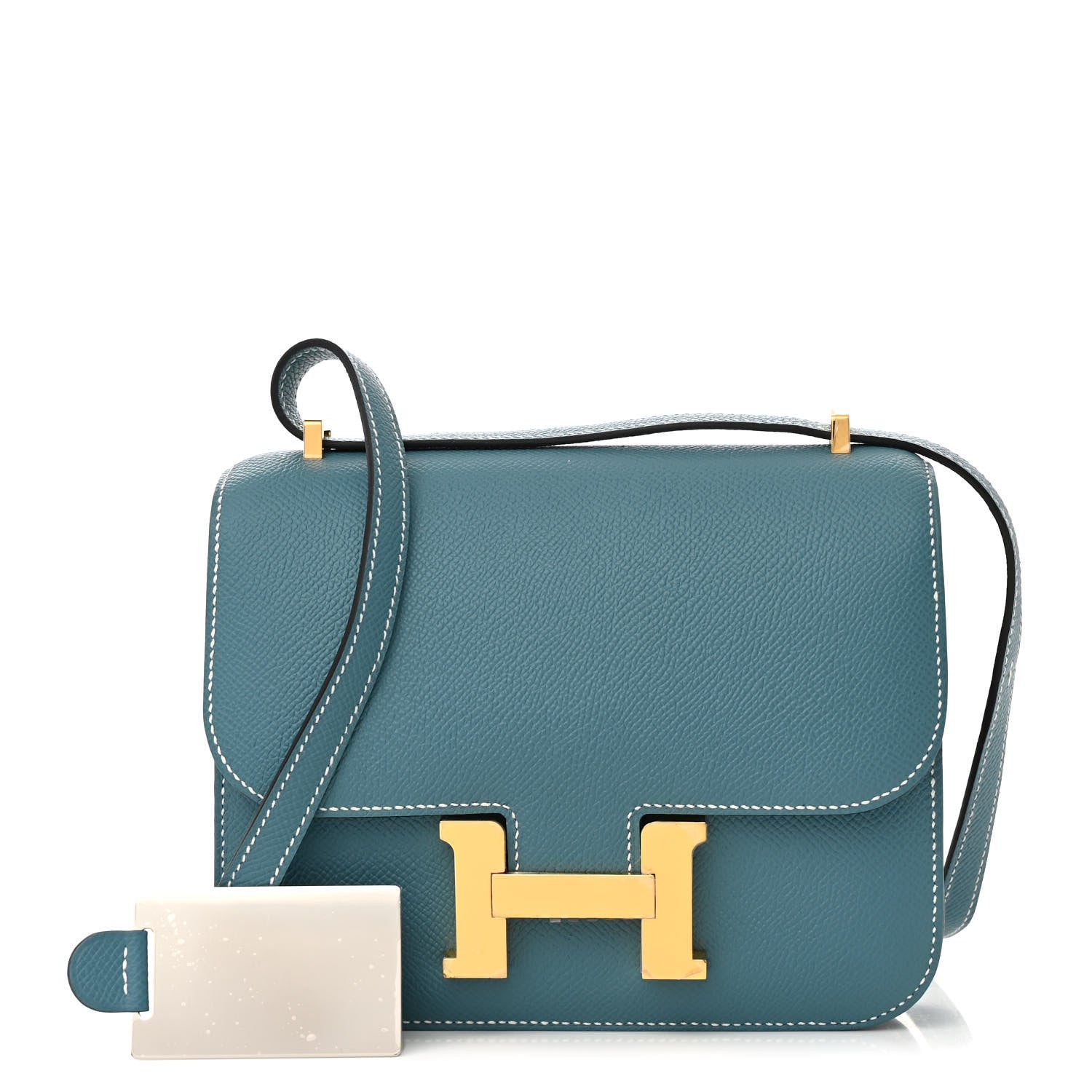 Hermes Epsom Constance 18 New Blue Jean 3 of 13