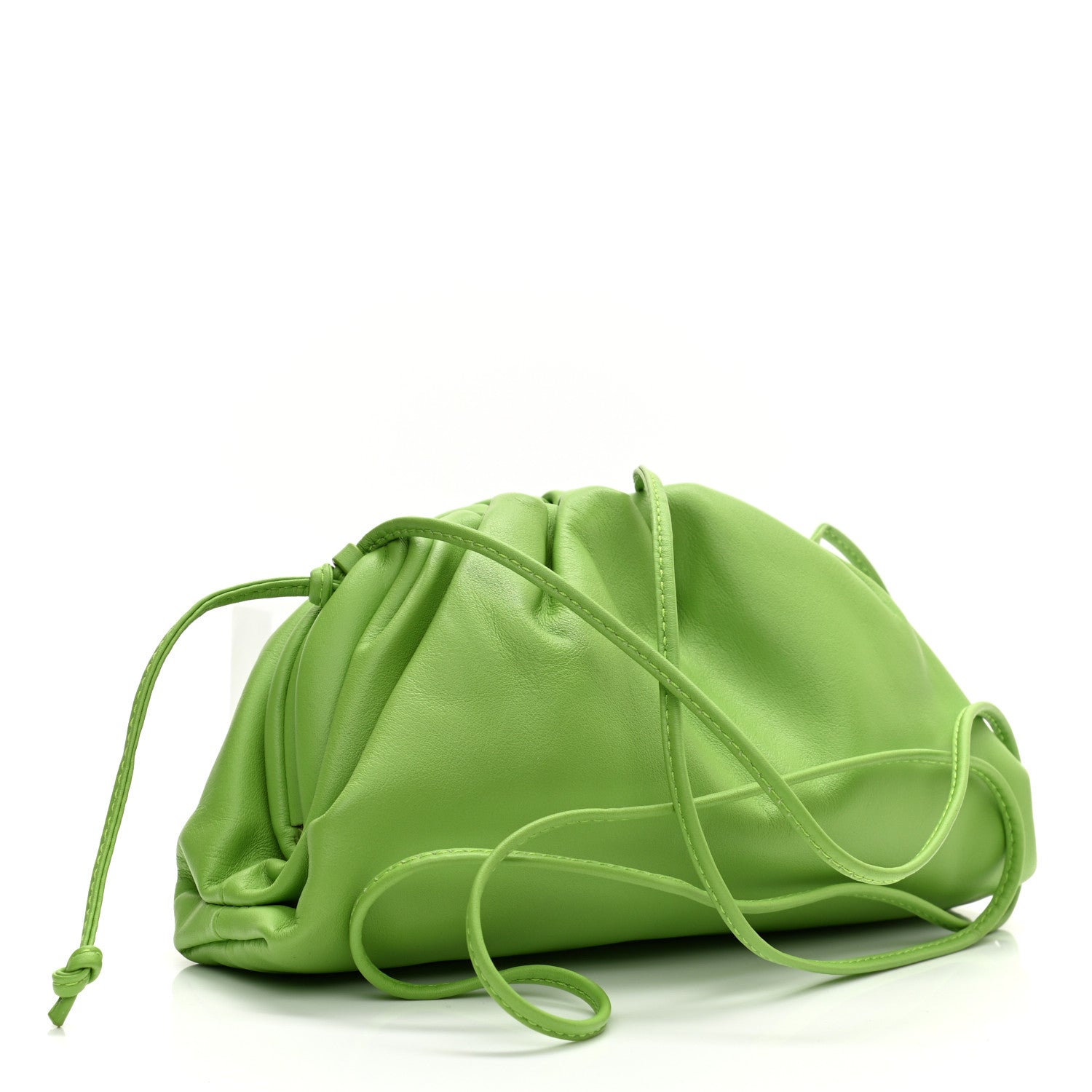 Bottega Veneta Butter Calfskin The Mini Pouch Acid Green 2 of 9