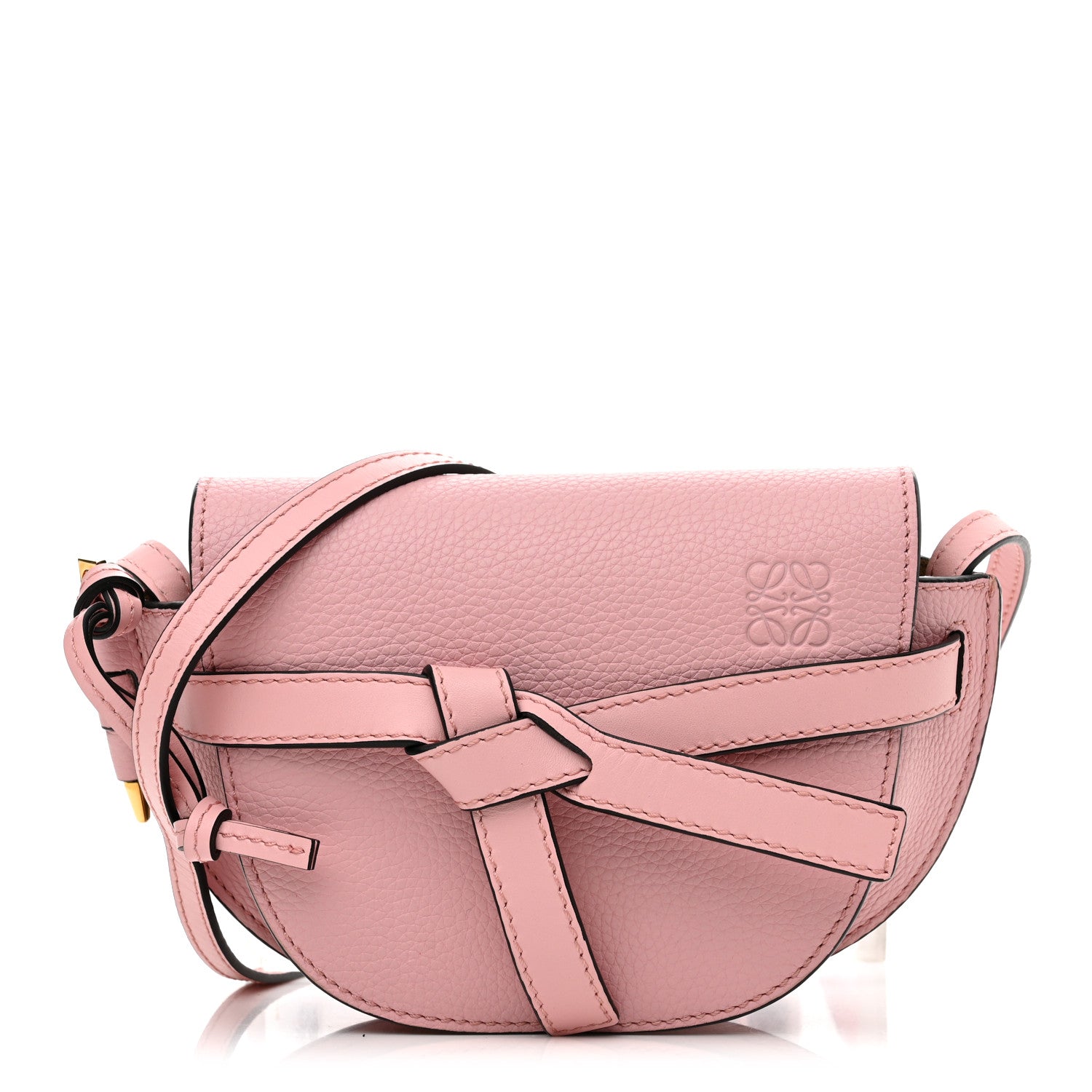 Loewe Grained Calfskin Mini Gate Crossbody Bag Pastel Pink 1 of 9