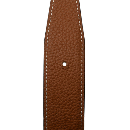 Hermes Togo Swift 32mm Belt Strap 80 Gold Rouge H 4 of 8