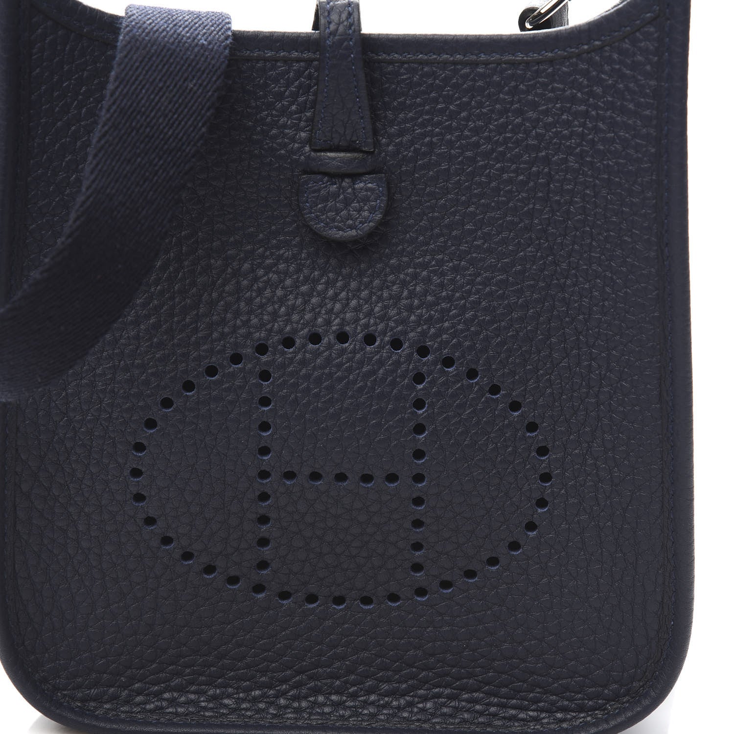 Hermes Taurillon Clemence Amazone Evelyne TPM Bleu Nuit Bleu Indigo 11 of 12