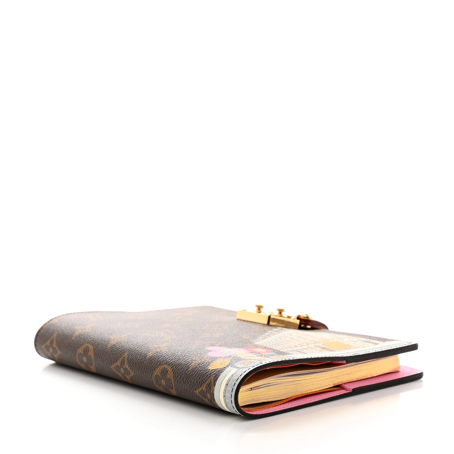 Louis Vuitton Monogram 2022 Christmas Animation Paris Notebook Cover Pink 4 of 8