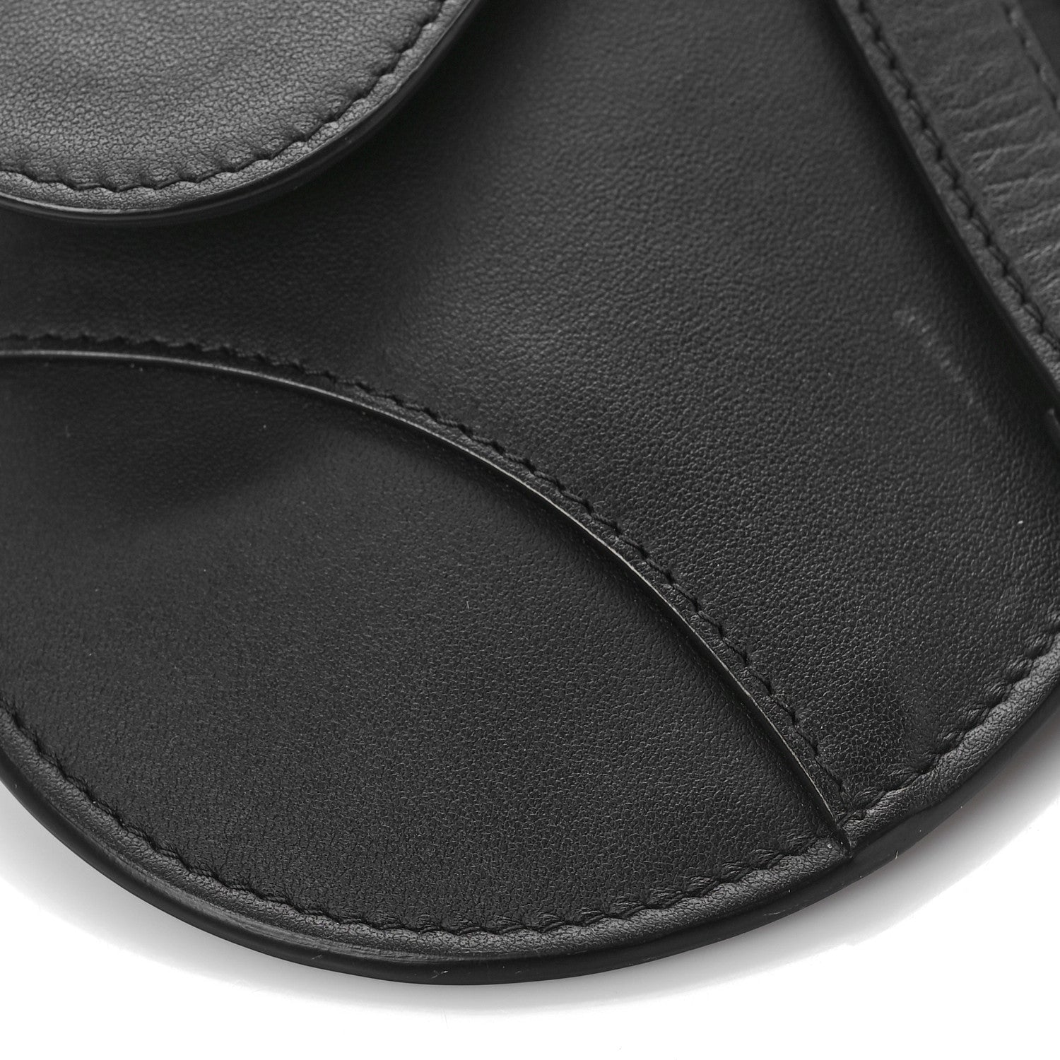 Christian Dior Ultra Matte Calfskin Saddle Belt Bag Black 7 of 10