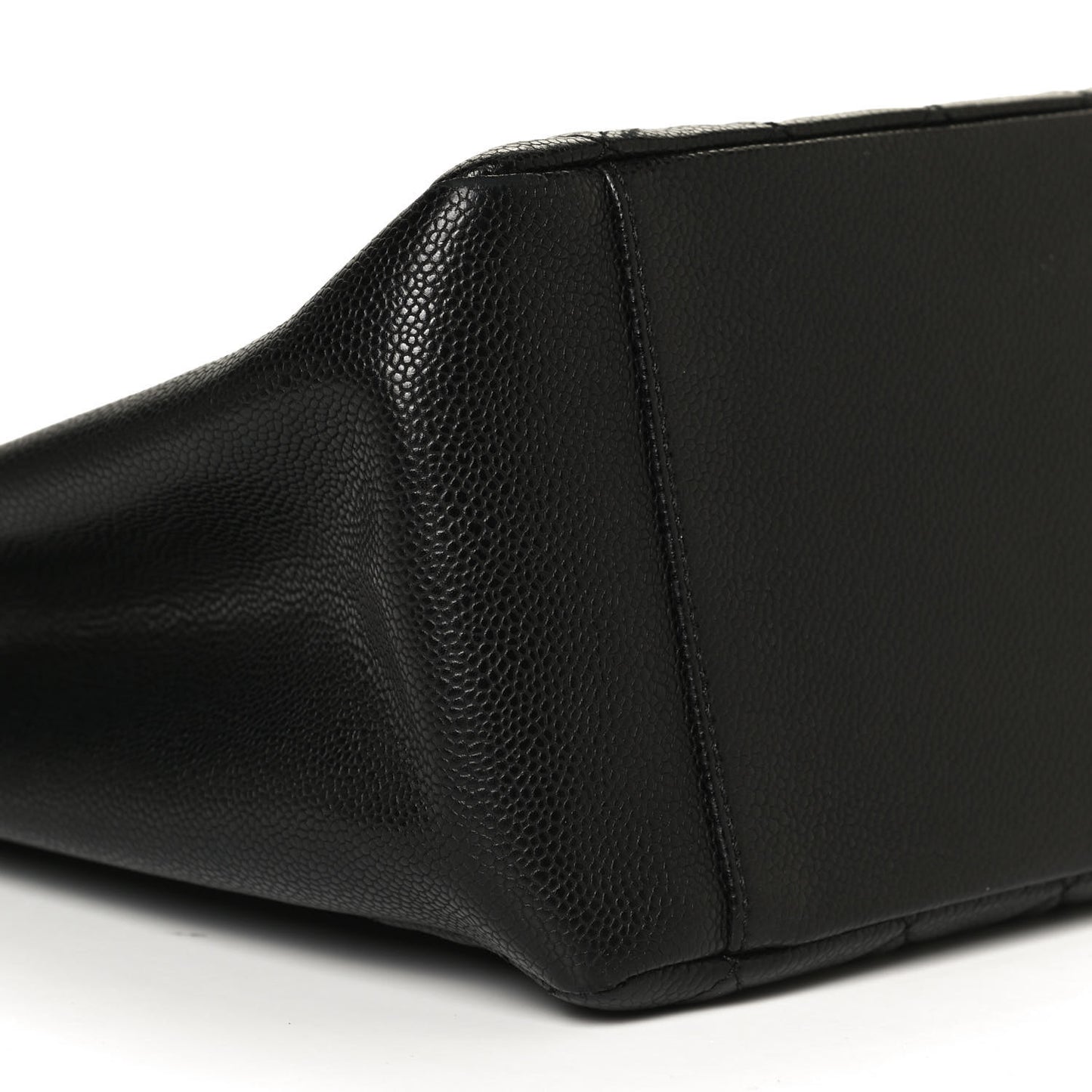 Caviar Quilted Grand Shopping Tote GST Black