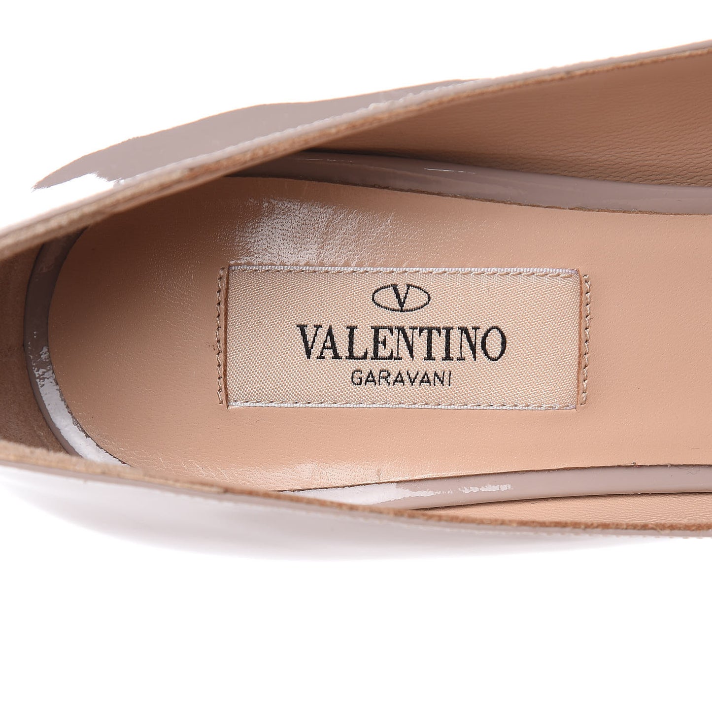 Patent Rockstud New Plain 100mm Pumps 36.5 Poudre