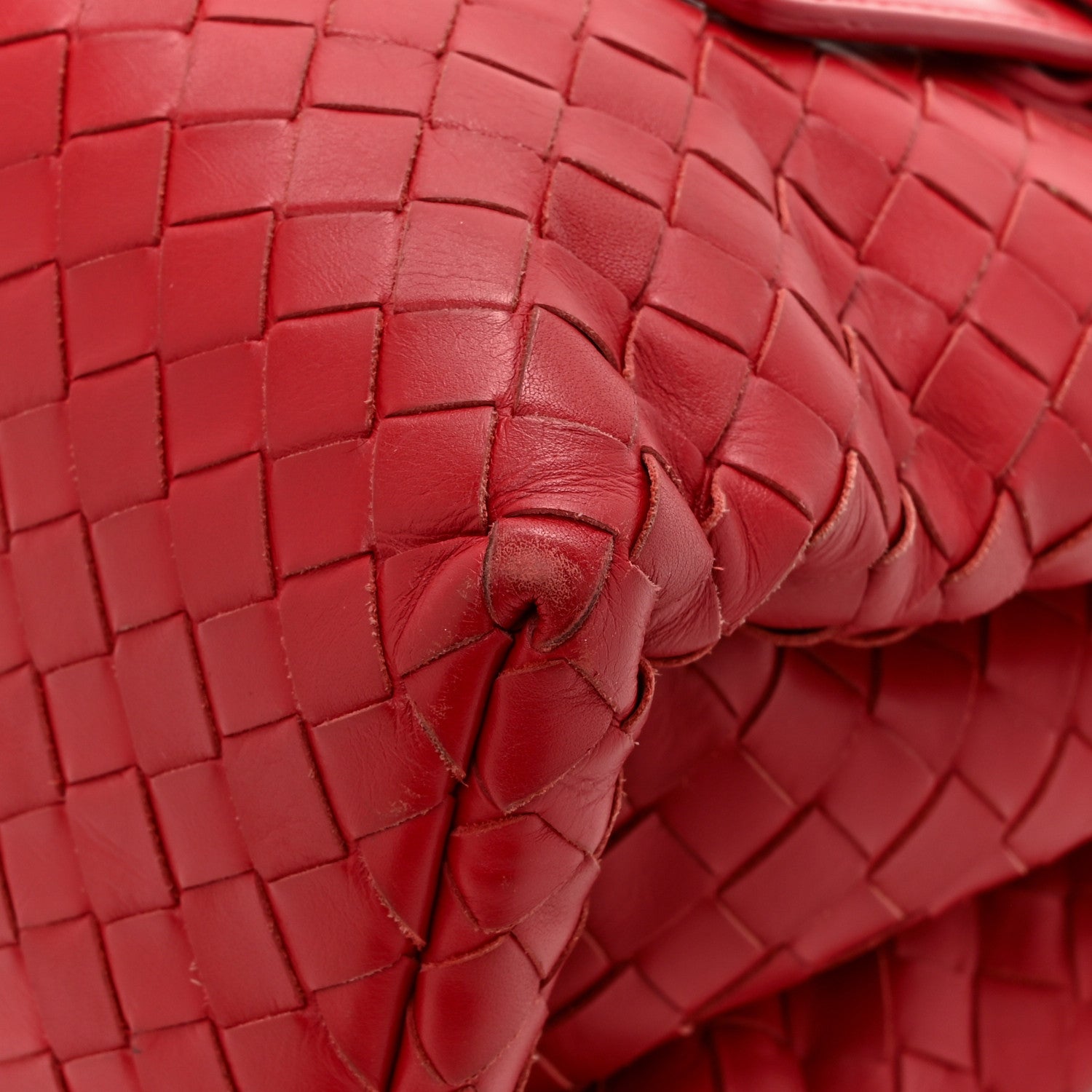 Bottega Veneta Nappa Intrecciato Small Roma Tote Red 15 of 17