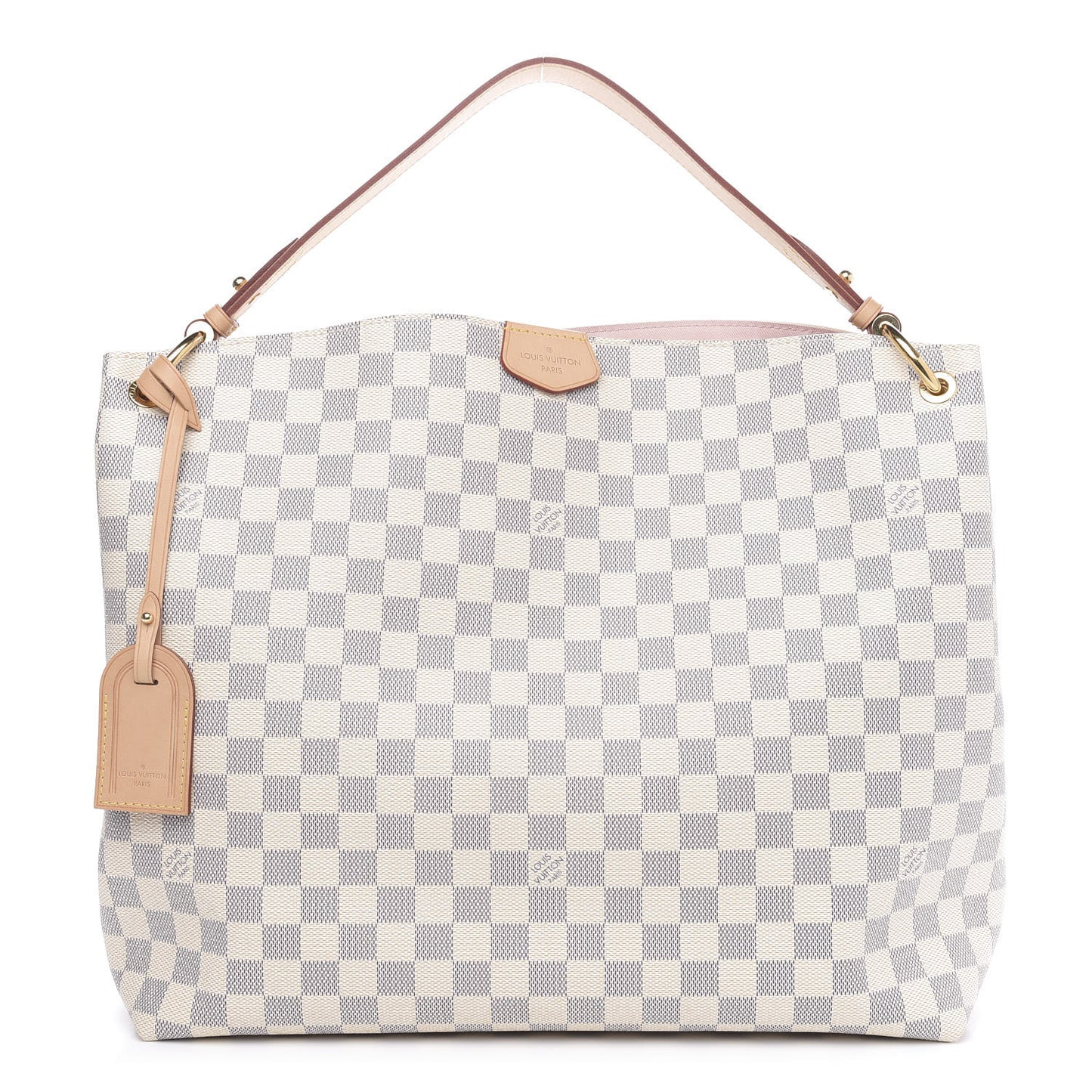 Damier Azur Graceful MM Rose Ballerine