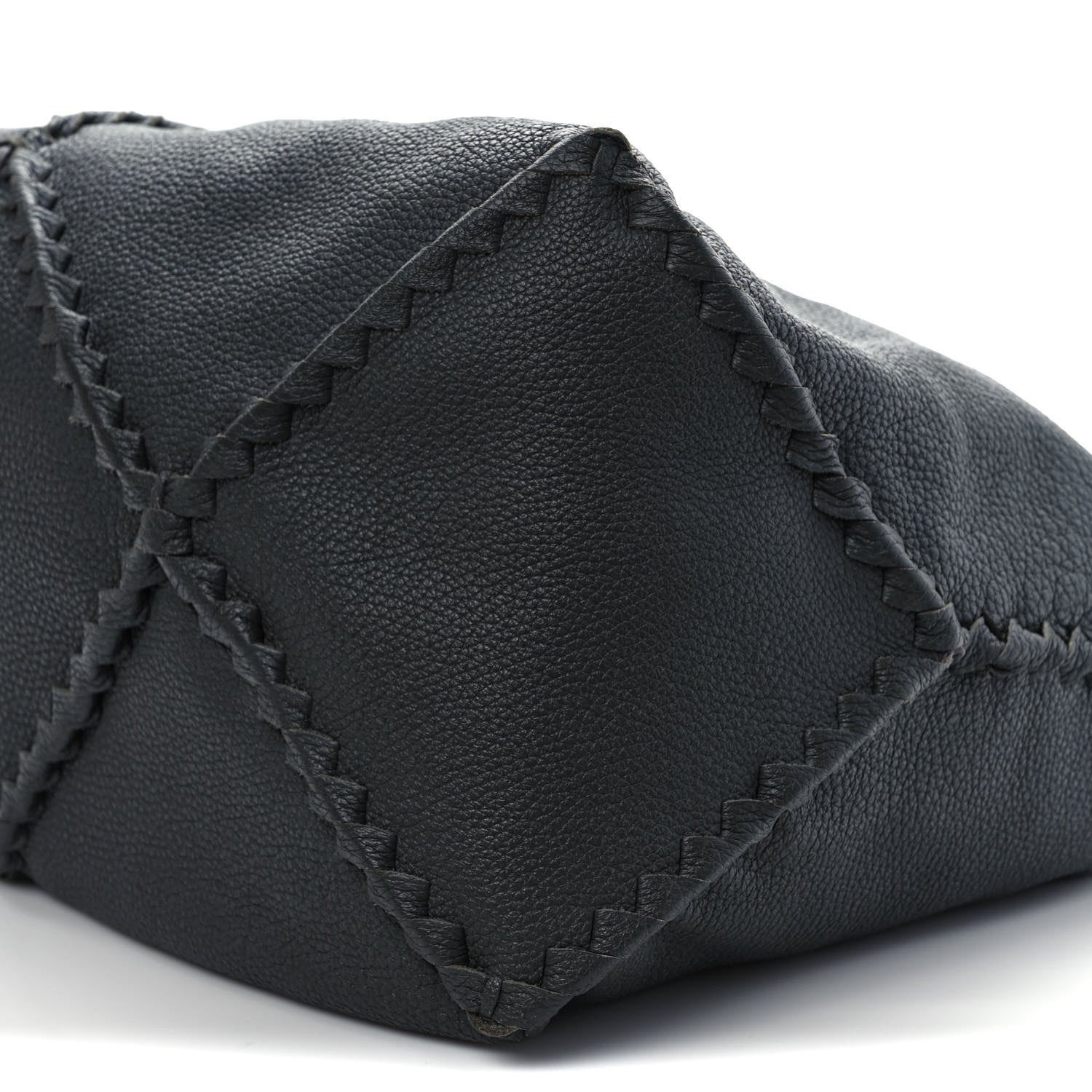 Bottega Veneta Washed Cervo Deerskin Shoulder Bag New Light Grey 9 of 13