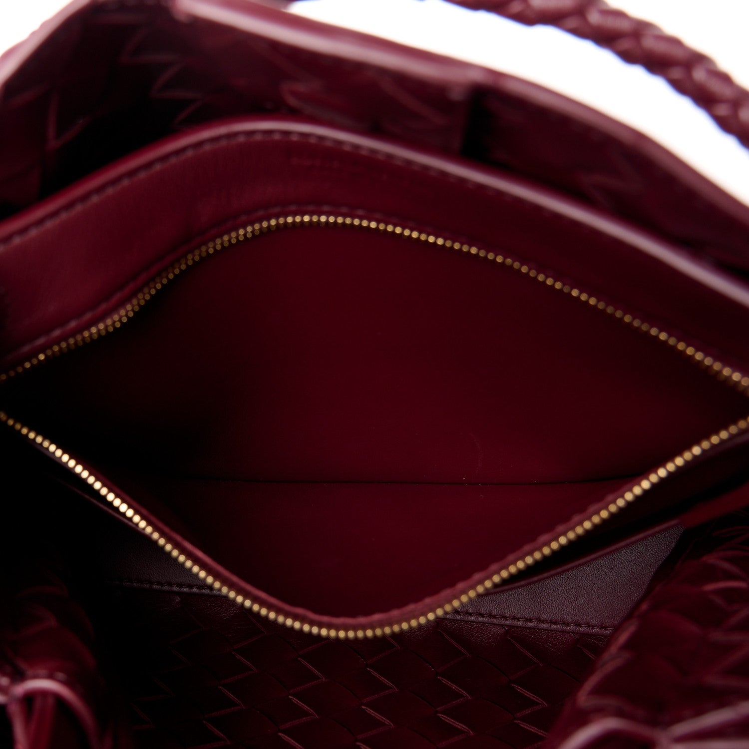 Bottega Veneta Nappa Intrecciato Small Andiamo Shoulder Bag Barolo 6 of 10