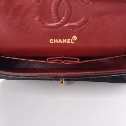 Chanel Lambskin Quilted Medium Double Flap Black 5 of 19