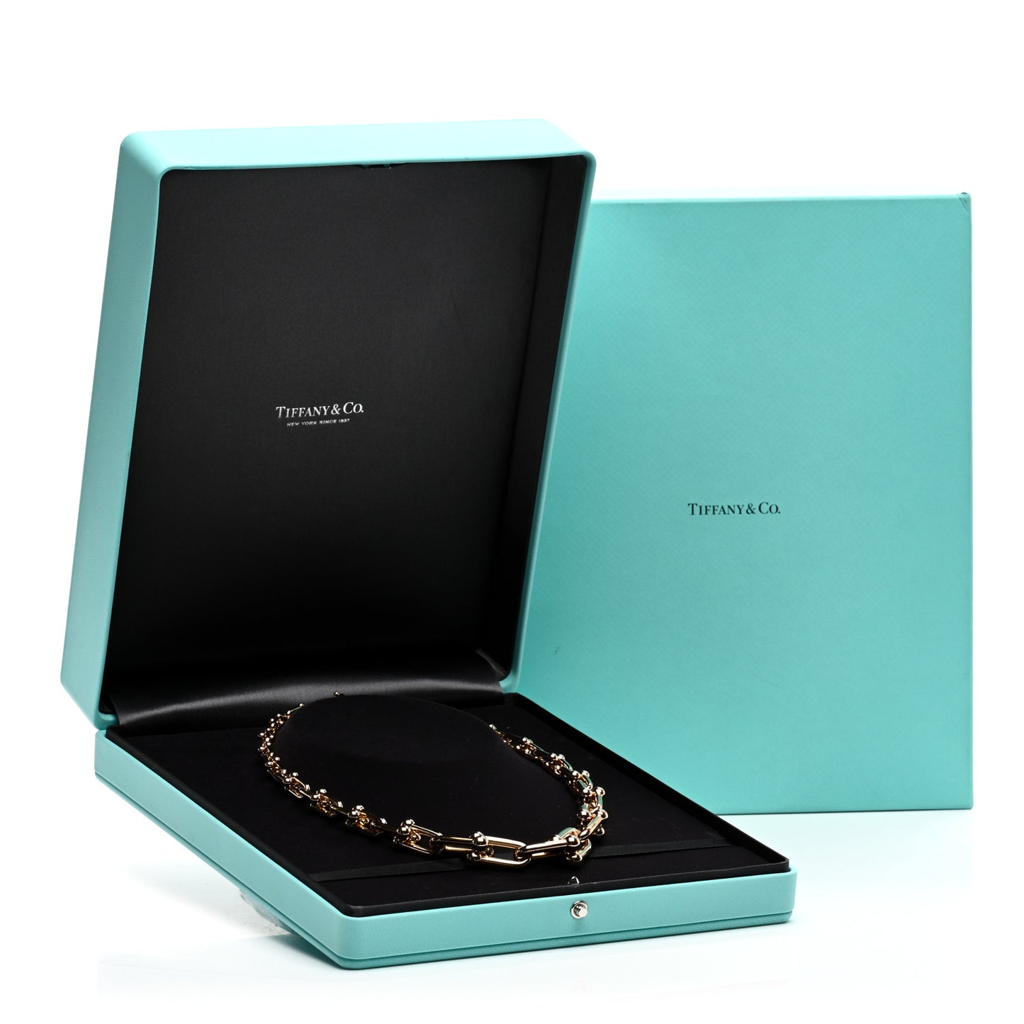 18K Rose Gold Hardwear Graduated Link Necklace