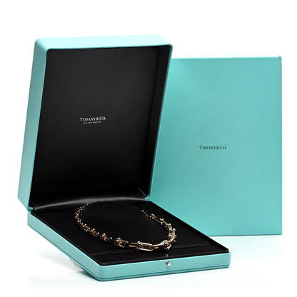 Tiffany 18K Rose Gold Hardwear Graduated Link Necklace 5 of 5