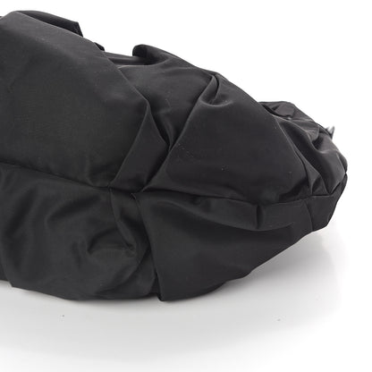 Prada Tessuto Nylon Origami Pleated Hobo Black 8 of 8