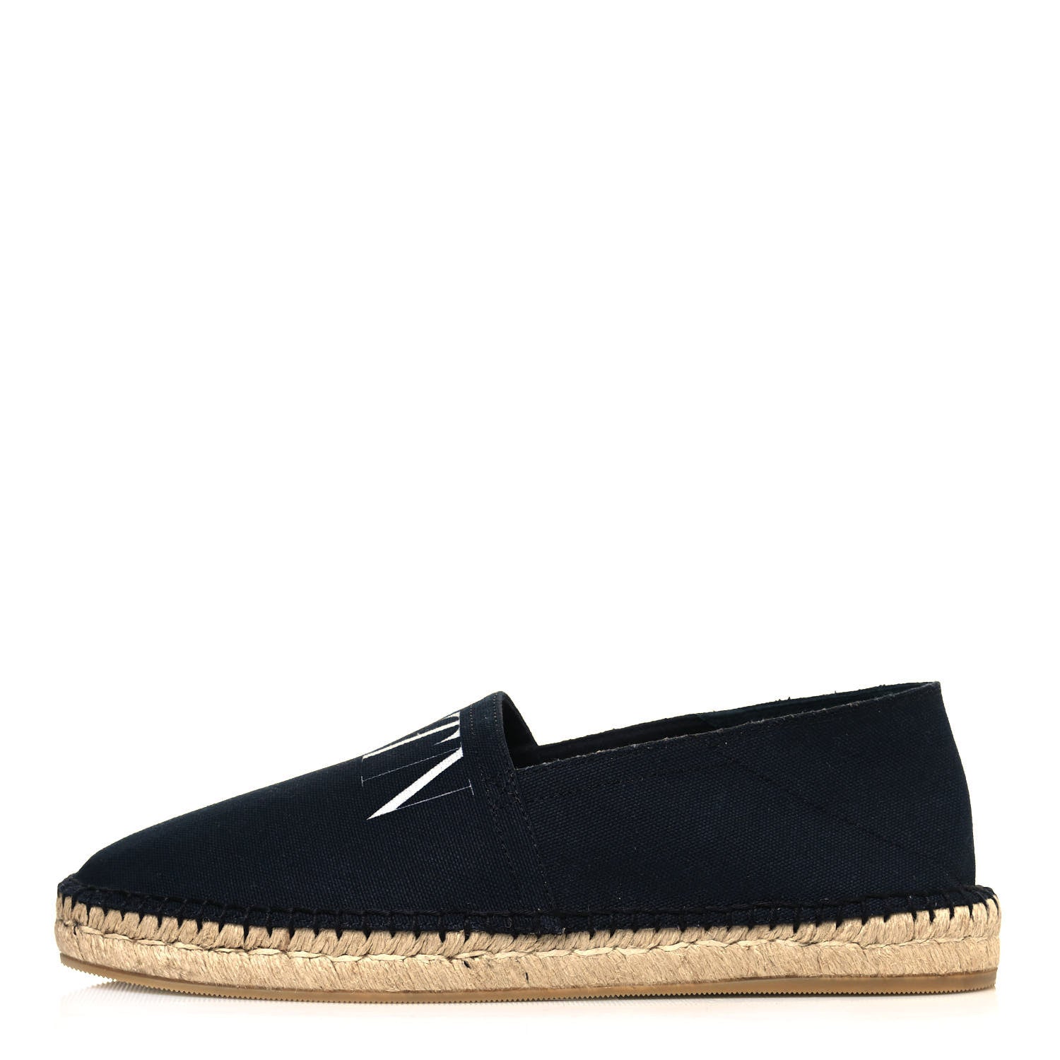 Valentino Garavani Canvas Mens VLTN Espadrilles 42 Black 1 of 9