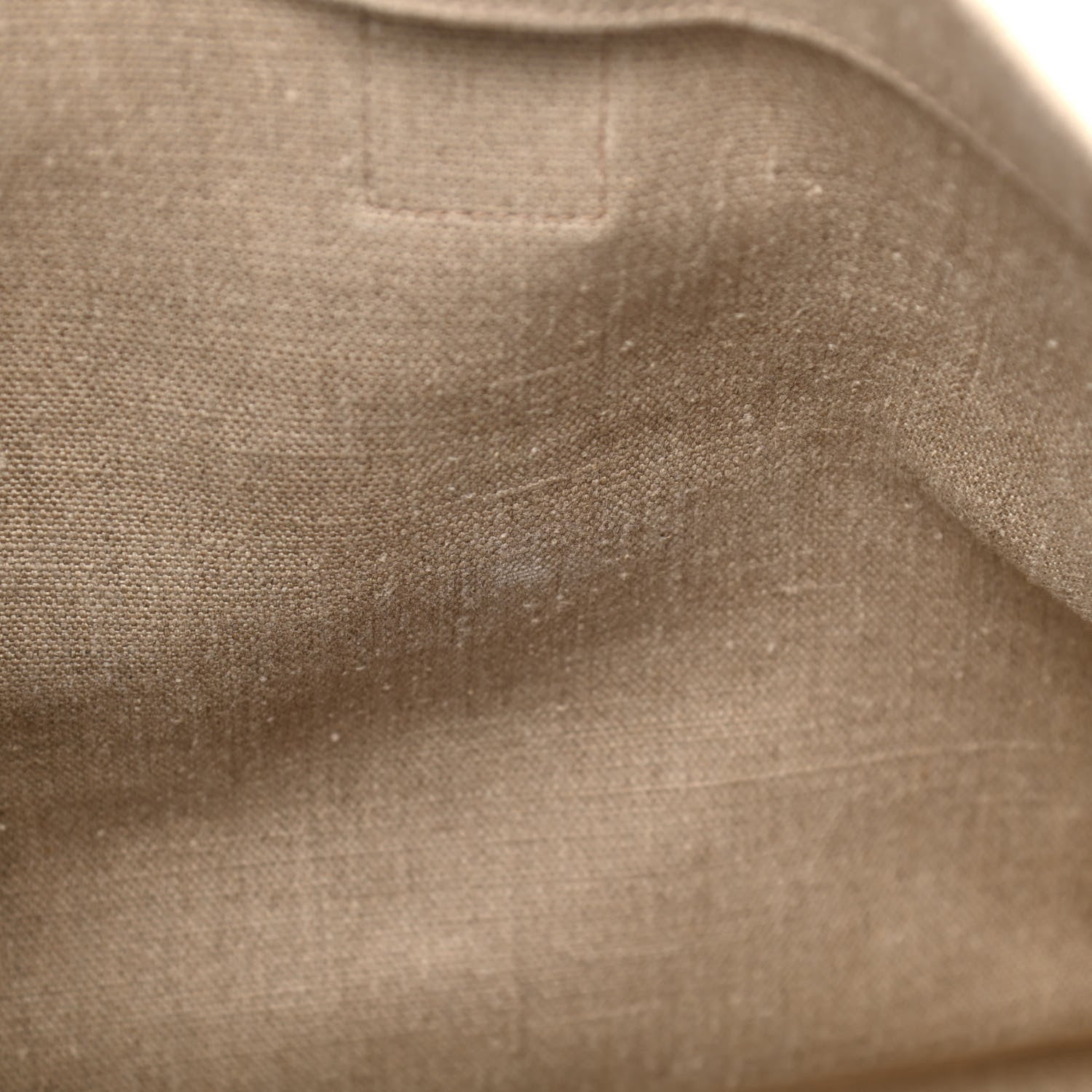 Saint Laurent Linen Calfskin Rive Gauche Tote Tan 13 of 17