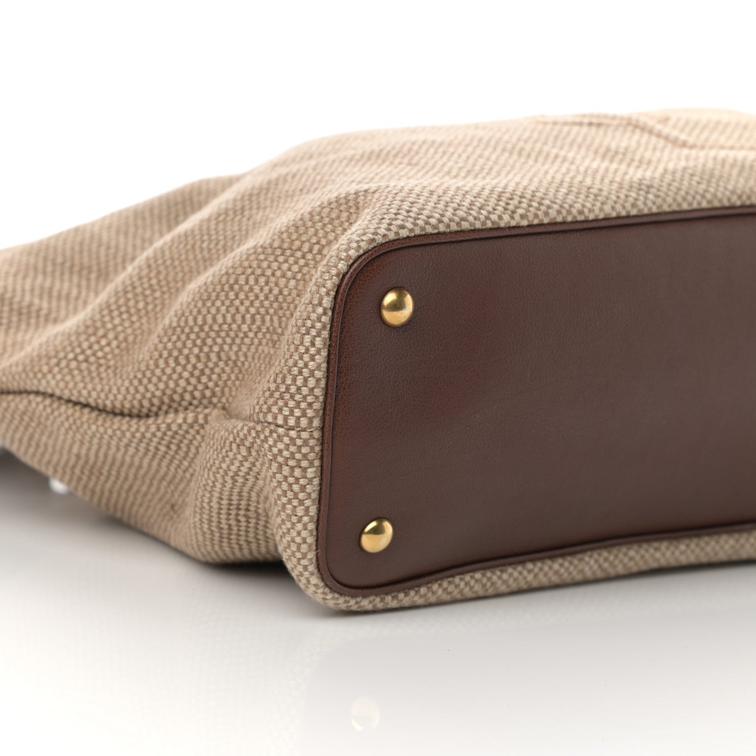 Saint Laurent Canvas Belle de Jour Cabas Tote Brown 8 of 10