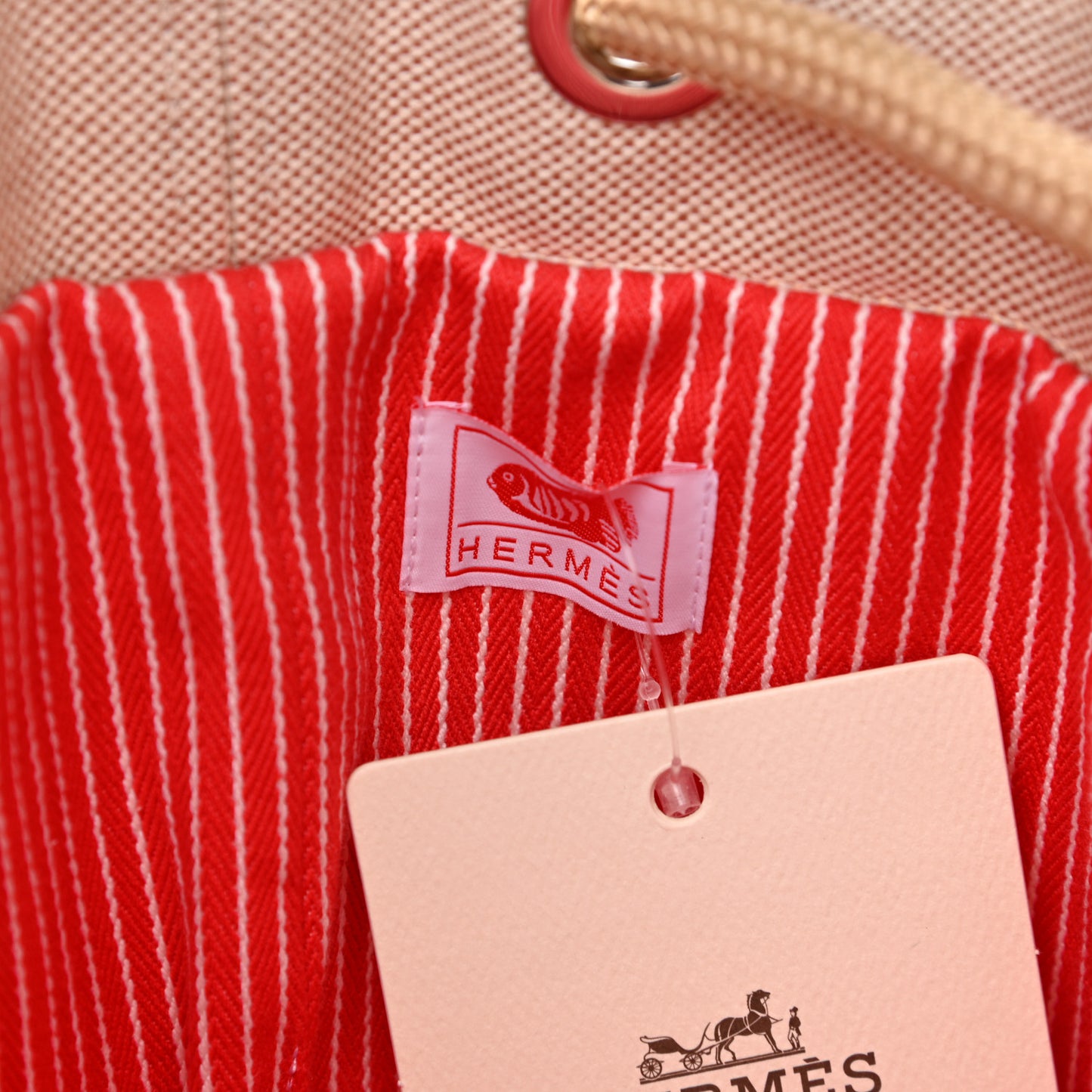 Toile H Canvas Under The Waves Drawstring Duffle Bag