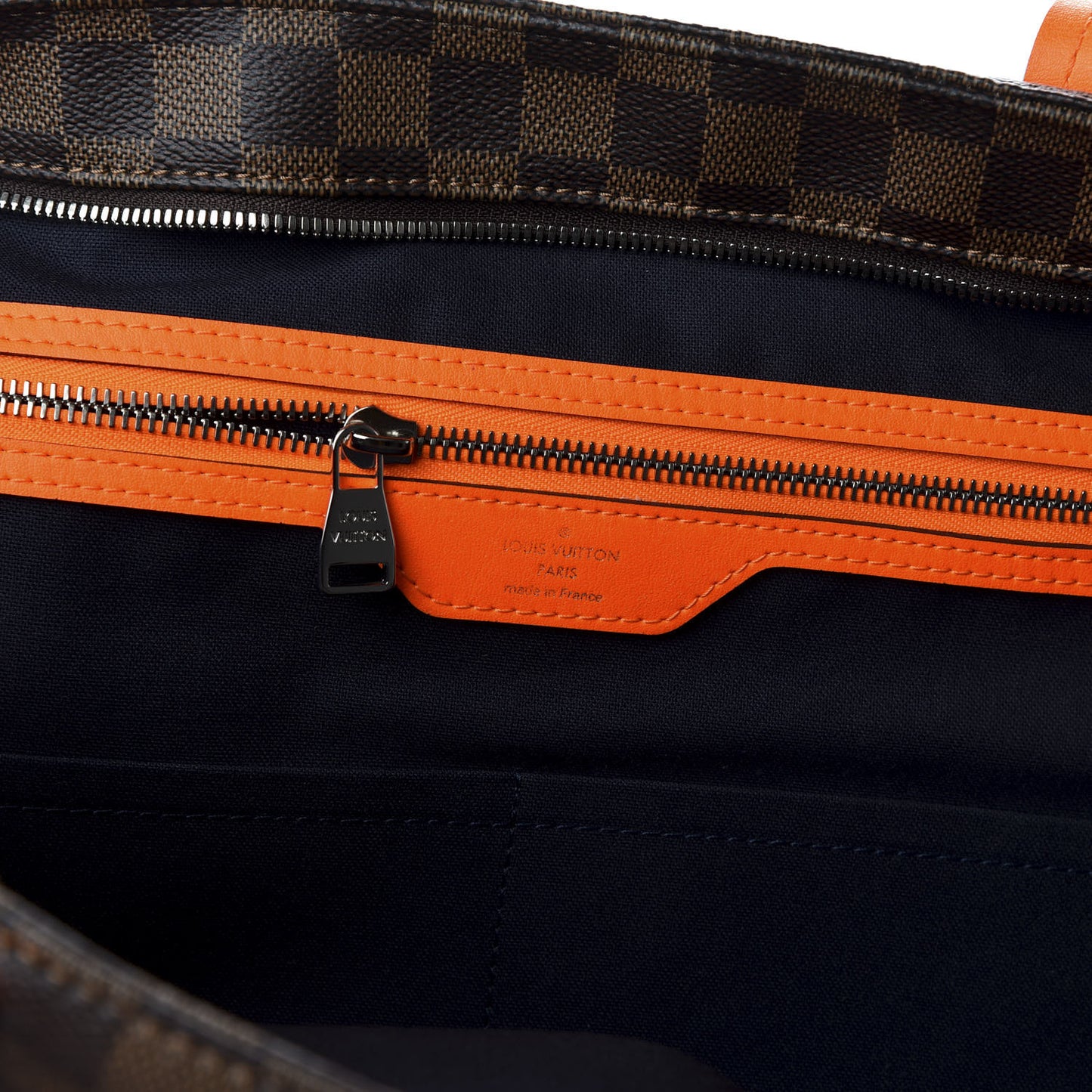 Damier Ebene Cabas Orange