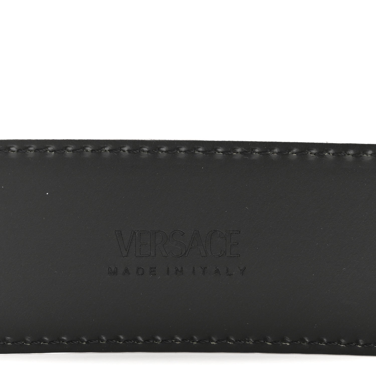 Versace Textured Calfskin 4cm La Medusa Belt 90 36 Black 5 of 8