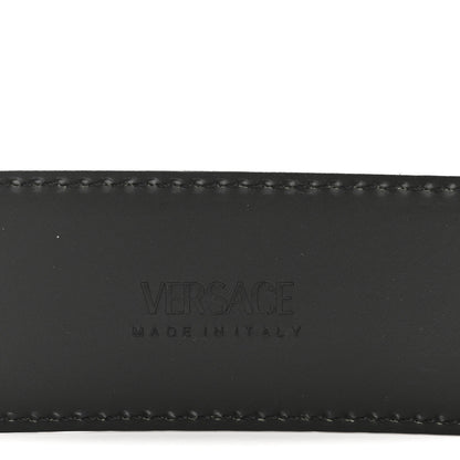 Versace Textured Calfskin 4cm La Medusa Belt 90 36 Black 5 of 8