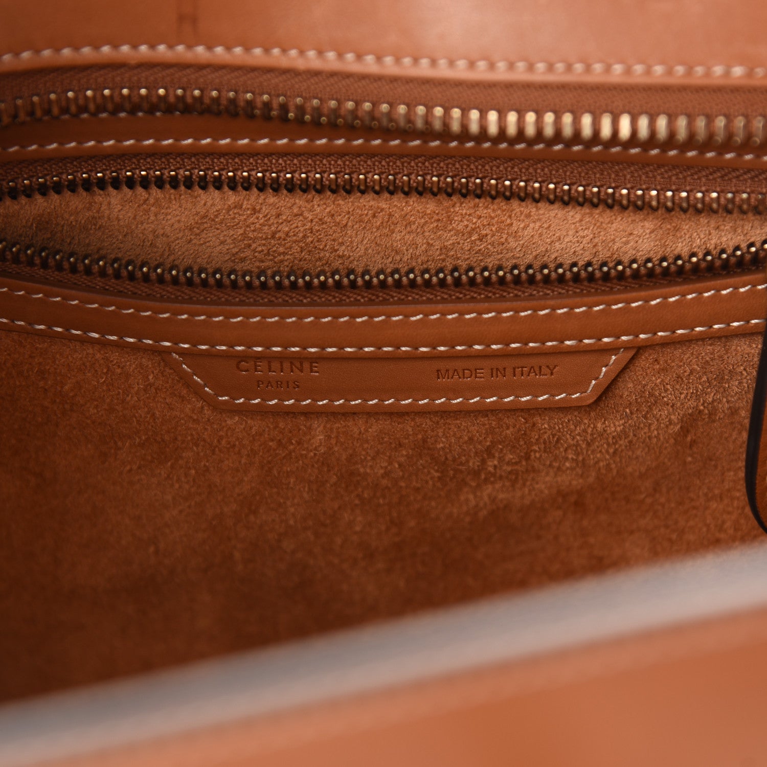 Celine Natural Calfskin Micro Luggage Tan 6 of 10